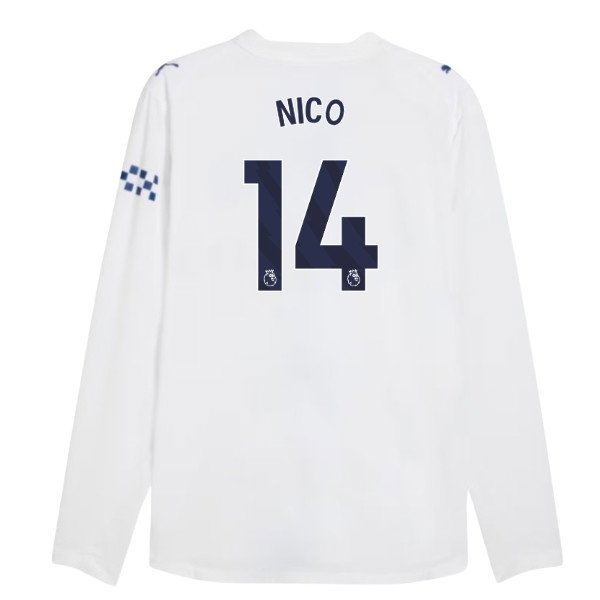 2026-2027 Man City Player Version Long Sleeve Third Shirt (Nico 14) — Shop Online