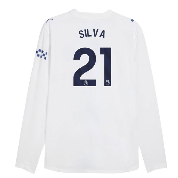 2026-2027 Man City Player Version Long Sleeve Third Shirt (Silva 21) — Buy Online