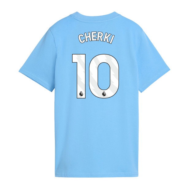 2026-2027 Man City FtblCulture Tee (Light Blue) (Cherki 10) — Buy Online