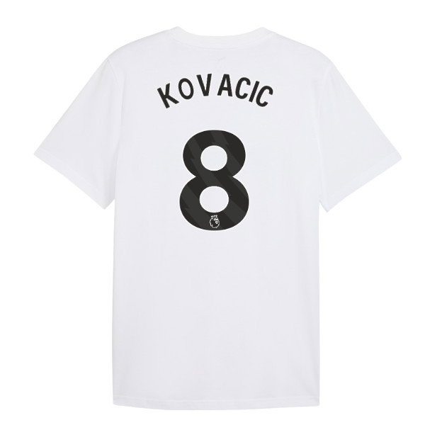 2026-2027 Man City FtblCulture Tee (White) (Kovacic 8) — Buy Online