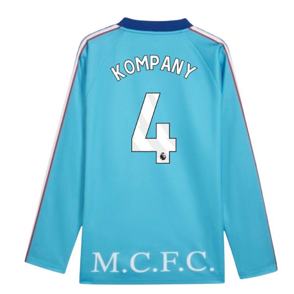 2026-2027 Man City KING Jersey LS (Blue) (Kompany 4) — Buy Now