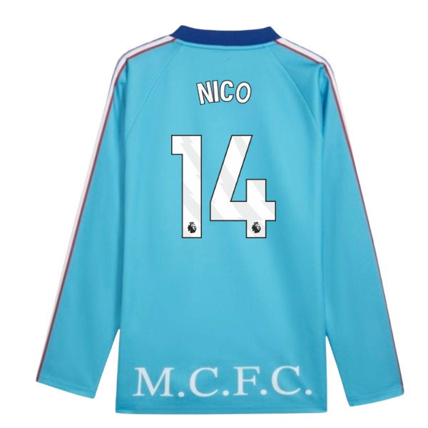2026-2027 Man City KING Jersey LS (Blue) (Nico 14) — Shop Online
