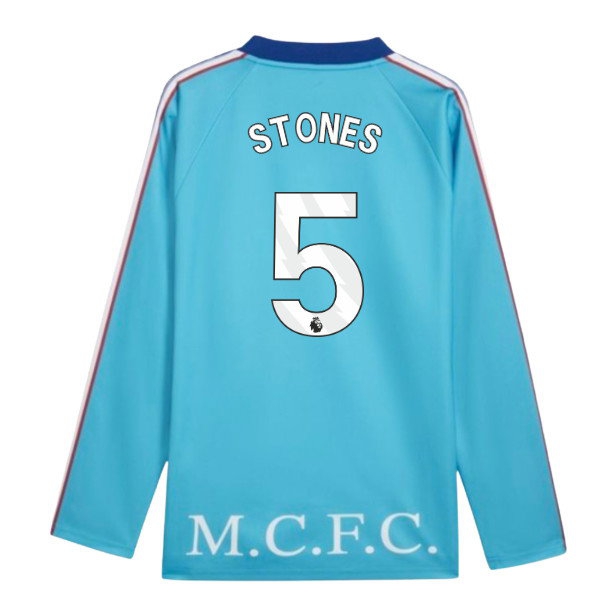 2026-2027 Man City KING Jersey LS (Blue) (Stones 5) — Shop Online