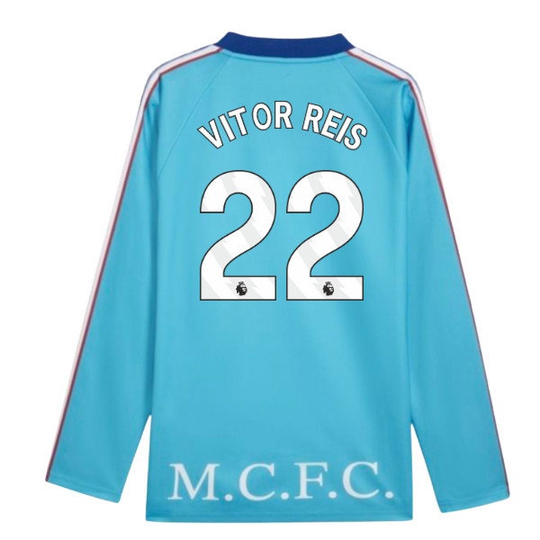 2026-2027 Man City KING Jersey LS (Blue) (Vitor Reis 22) — Shop Online