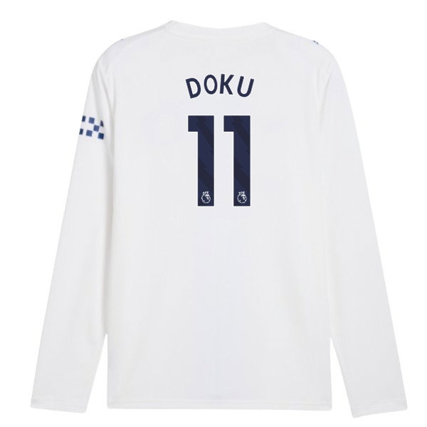 2026-2027 Man City Third Long Sleeve Shirt (Doku 11) — Shop Online