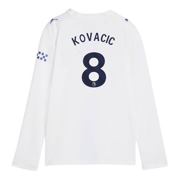 2026-2027 Man City Third Long Sleeve Shirt (Kids) (Kovacic 8) — Buy Now