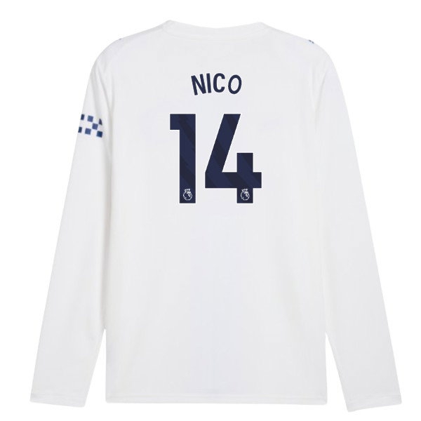 2026-2027 Man City Third Long Sleeve Shirt (Nico 14) — Shop Now