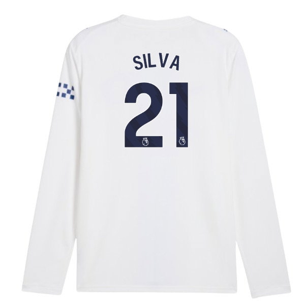 2026-2027 Man City Third Long Sleeve Shirt (Silva 21) — Shop Now