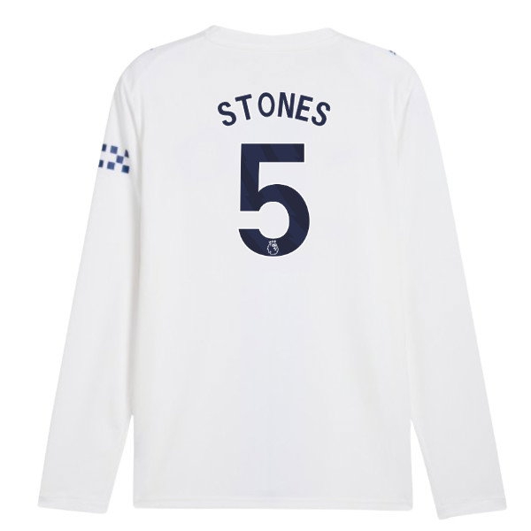 2026-2027 Man City Third Long Sleeve Shirt (Stones 5) — Buy Online