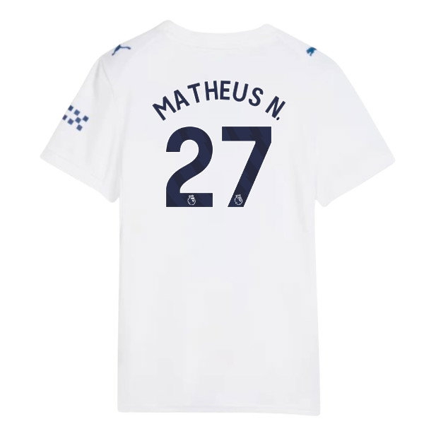 2026-2027 Man City Third Shirt (Womens) (Matheus N. 27) — Buy Online