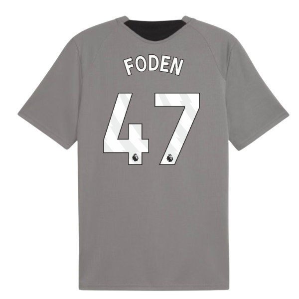 2026-2027 Man City Training Jersey (Cast Iron) (Foden 47) — Buy Now