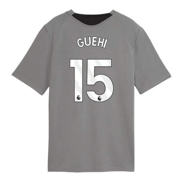 2026-2027 Man City Training Jersey (Cast Iron) - Kids (Guehi 15) — Buy Now