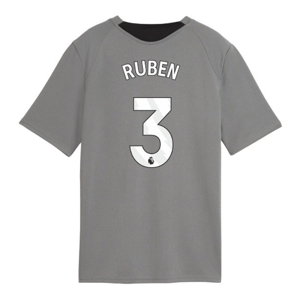 2026-2027 Man City Training Jersey (Cast Iron) - Kids (Ruben 3) — Shop Now