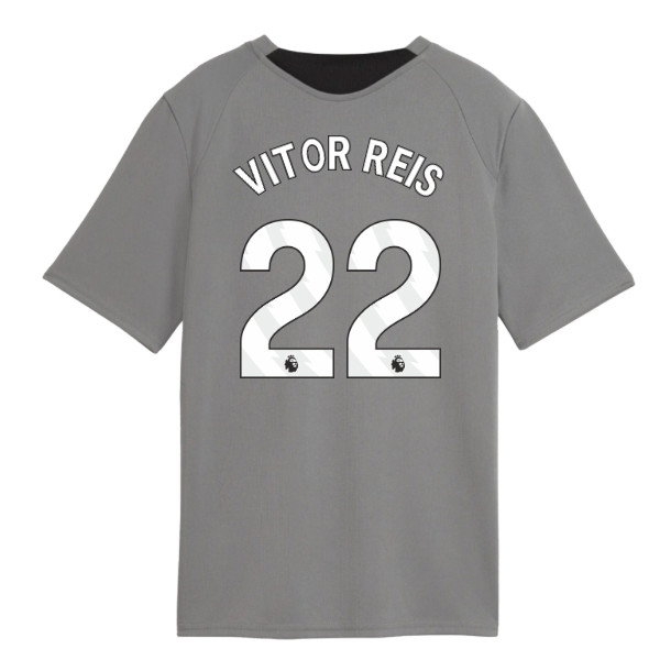 2026-2027 Man City Training Jersey (Cast Iron) - Kids (Vitor Reis 22) — Shop Now