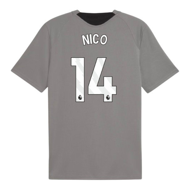 2026-2027 Man City Training Jersey (Cast Iron) (Nico 14) — Shop Online