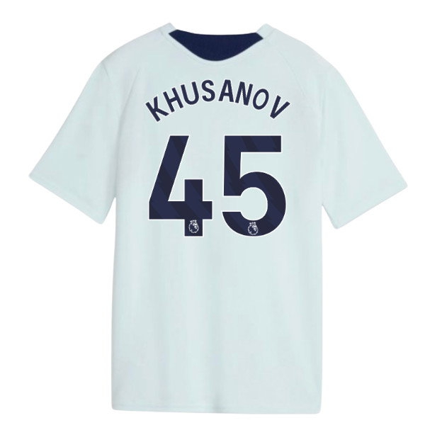 2026-2027 Man City Training Jersey (Dewdrop) - Kids (Khusanov 45) — Shop Now