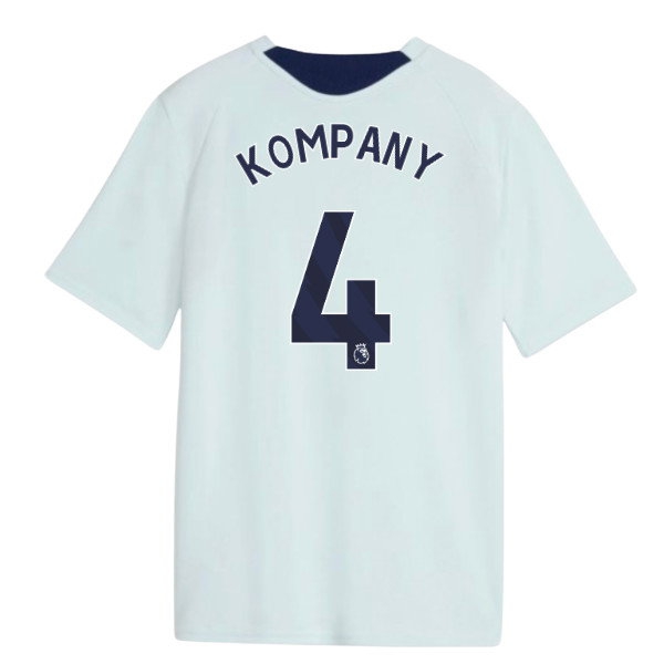 2026-2027 Man City Training Jersey (Dewdrop) - Kids (Kompany 4) — Shop Now