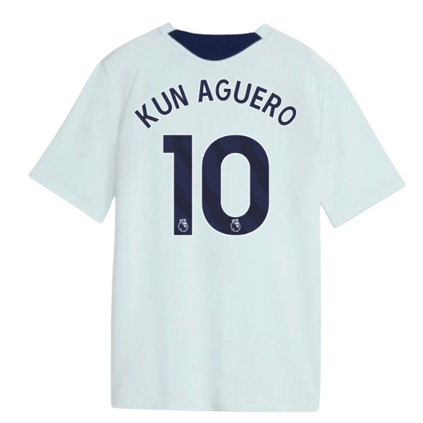 2026-2027 Man City Training Jersey (Dewdrop) - Kids (Kun Aguero 10) — Shop Online