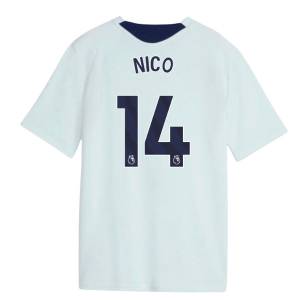 2026-2027 Man City Training Jersey (Dewdrop) - Kids (Nico 14) — Buy Now