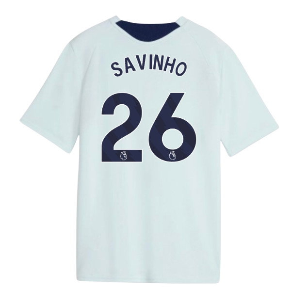 2026-2027 Man City Training Jersey (Dewdrop) - Kids (Savinho 26) — Shop Now