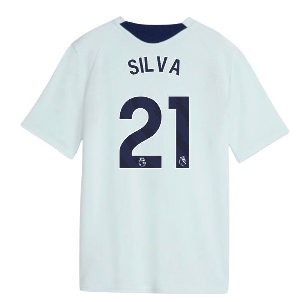 2026-2027 Man City Training Jersey (Dewdrop) - Kids (Silva 21) — Buy Online