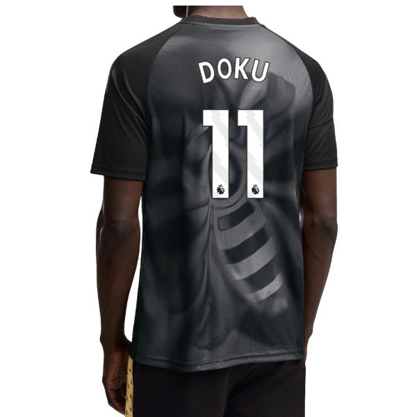 2026-2027 Man City Warm Up Jersey (Black) (Doku 11) — Shop Now