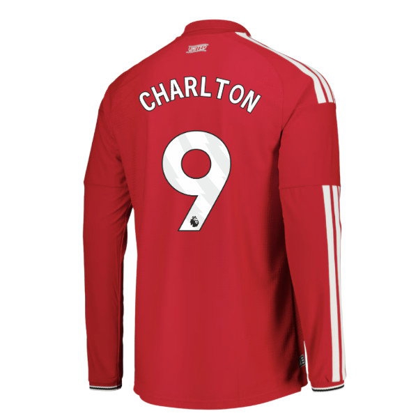 2026-2027 Man Utd Player Version Long Sleeve Home Shirt (Charlton 9) — Buy Now