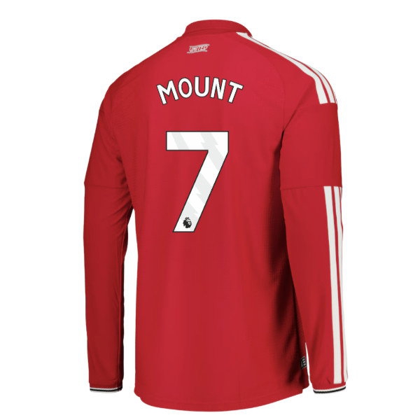 2026-2027 Man Utd Player Version Long Sleeve Home Shirt (Mount 7) — Buy Now