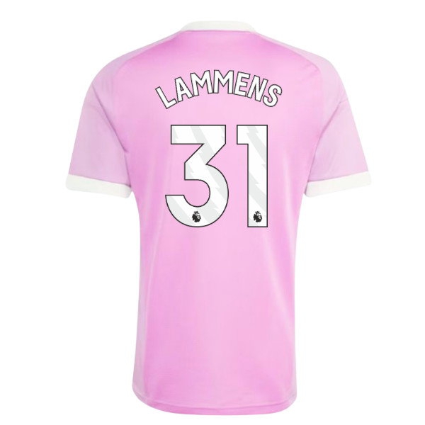 2026-2027 Man Utd Away Goalkeeper Shirt (Pink) (Lammens 31) — Shop Online