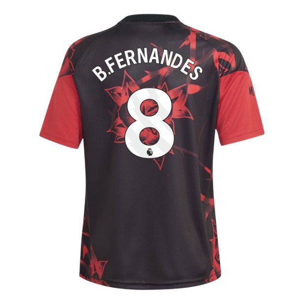 2026-2027 Man Utd Home Pre-Match Shirt (Red) - Kids (B.Fernandes 8) — Buy Online