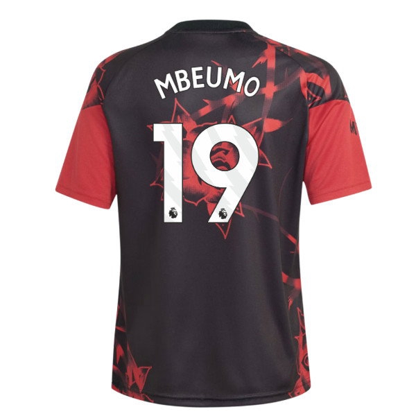 2026-2027 Man Utd Home Pre-Match Shirt (Red) - Kids (Mbeumo 19) — Shop Online