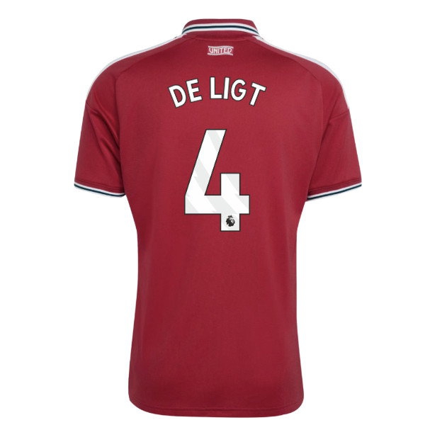 2026-2027 Man Utd Home Shirt (De Ligt 4) — Buy Now