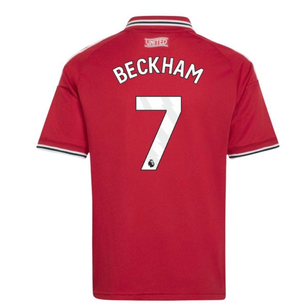 2026-2027 Man Utd Home Shirt (Kids) (Beckham 7) — Shop Online