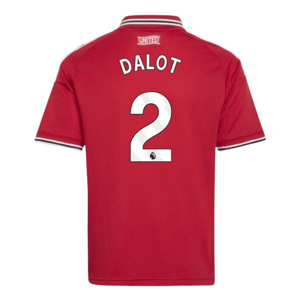 2026-2027 Man Utd Home Shirt (Kids) (Dalot 2) — Shop Online