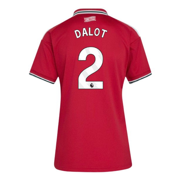 2026-2027 Man Utd Home Shirt (Womens) (Dalot 2) — Shop Online