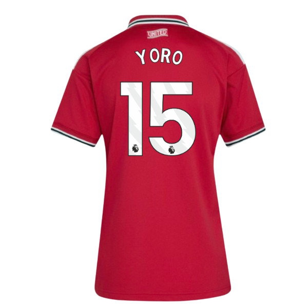 2026-2027 Man Utd Home Shirt (Womens) (Yoro 15) — Buy Now