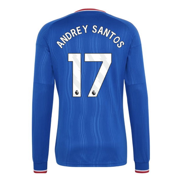 2026-2027 Man Utd Long Sleeve Away Shirt (Andrey Santos 17) — Shop Online