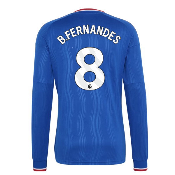 2026-2027 Man Utd Long Sleeve Away Shirt (B.Fernandes 8) — Buy Online