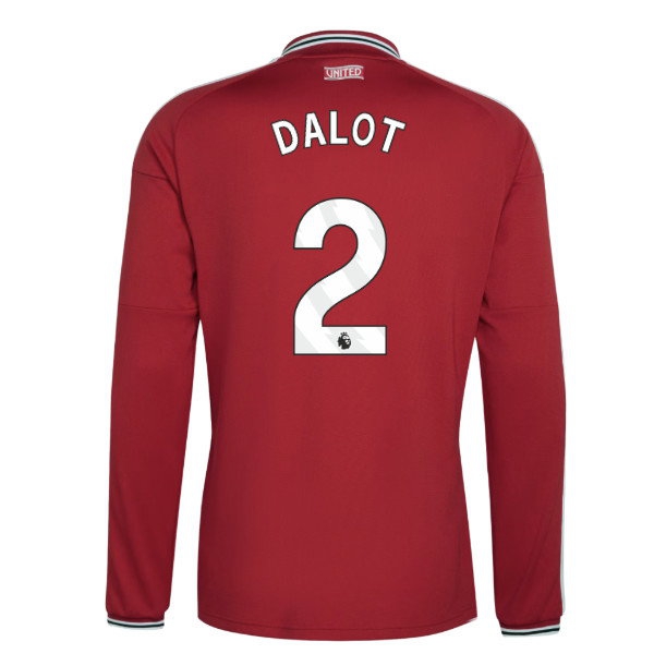 2026-2027 Man Utd Long Sleeve Home Shirt (Dalot 2) — Buy Now
