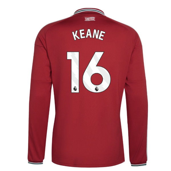 2026-2027 Man Utd Long Sleeve Home Shirt (Keane 16) — Buy Online