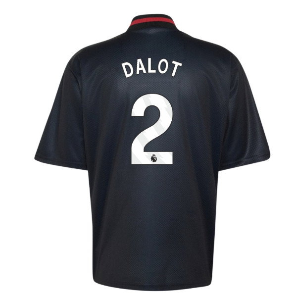 2026-2027 Man Utd Street Jersey (Black) (Dalot 2) — Shop Now