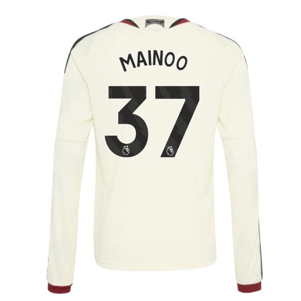 2026-2027 Man Utd Third Long Sleeve Shirt (Kids) (Mainoo 37) — Shop Online