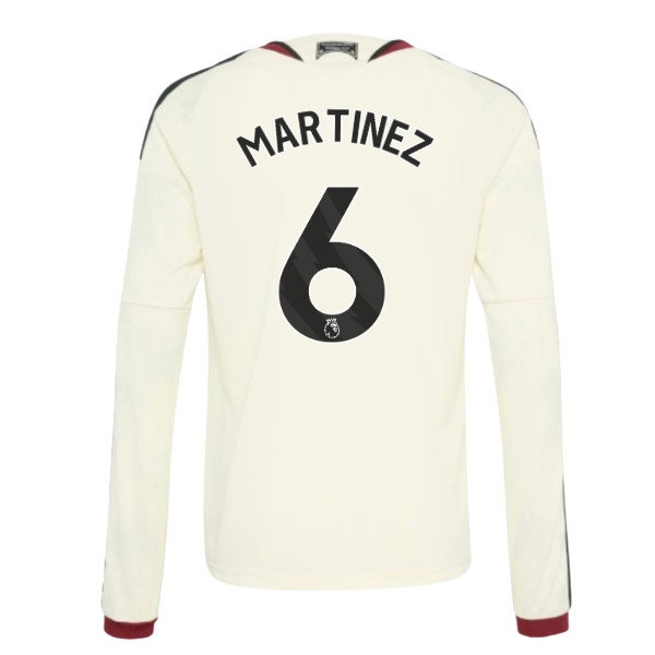 2026-2027 Man Utd Third Long Sleeve Shirt (Kids) (Martinez 6) — Buy Now