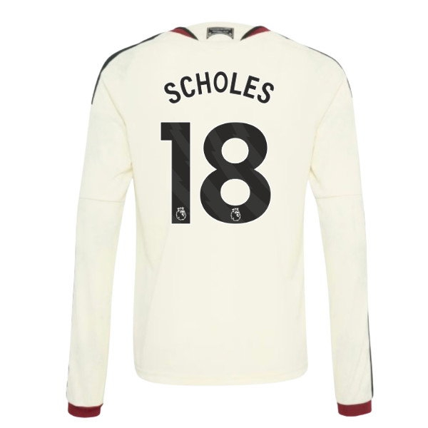 2026-2027 Man Utd Third Long Sleeve Shirt (Kids) (Scholes 18) — Buy Now