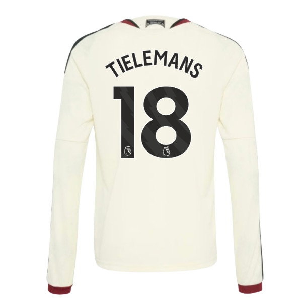 2026-2027 Man Utd Third Long Sleeve Shirt (Kids) (Tielemans 18) — Shop Online