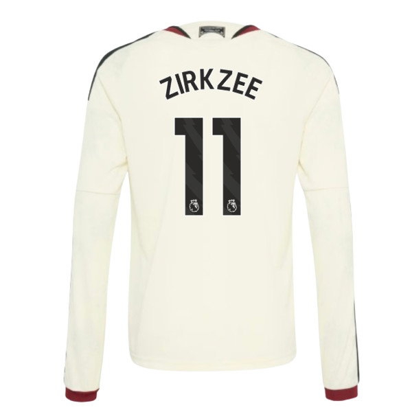 2026-2027 Man Utd Third Long Sleeve Shirt (Kids) (Zirkzee 11) — Buy Now