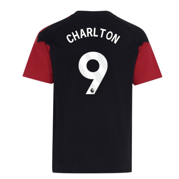 2026-2027 Man Utd Tiro Training Tee (Black) - Kids (Charlton 9) — Buy Online