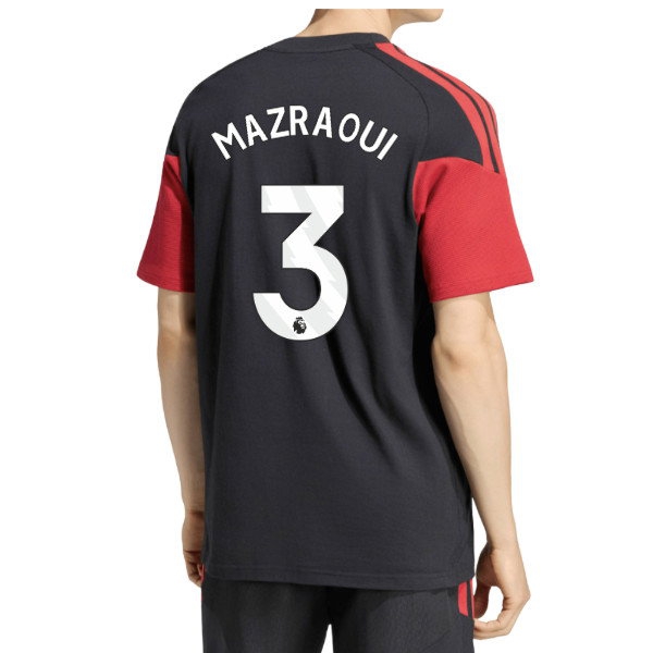 2026-2027 Man Utd Tiro Training Tee (Black) (Mazraoui 3) — Shop Now