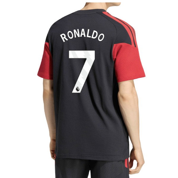 2026-2027 Man Utd Tiro Training Tee (Black) (Ronaldo 7) — Shop Online