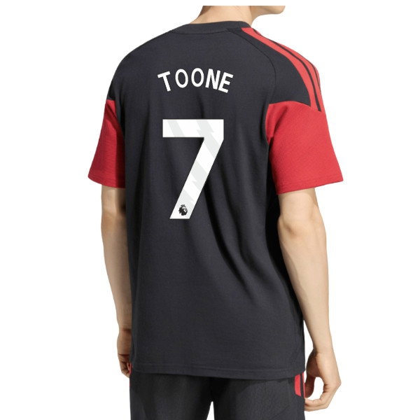 2026-2027 Man Utd Tiro Training Tee (Black) (Toone 7) — Shop Online